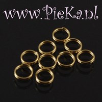 10 Dubbele Split Ringen (sl...