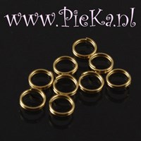 10 Dubbele Split Ringen (sl...