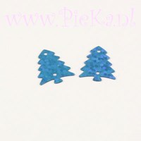 3 Pailletten Kerstboom Aqua...