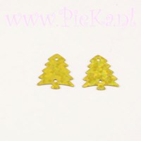 5x Pailletten Kerstboom Gou...