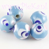 Glaskraal Blauw met Tekenin...