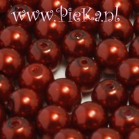 Glasparel Bordeau Rood 8 mm