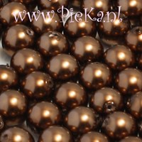 Glasparel Chocolade Bruin 8 mm