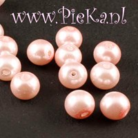 Glasparel Licht Roze 8 mm