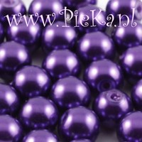 Glasparel Purper Violet 8 mm