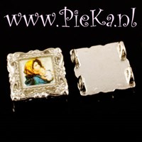 Kettelkastje Zilver Vierkan...