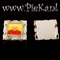 Kettelkastje Zilver Vierkan...