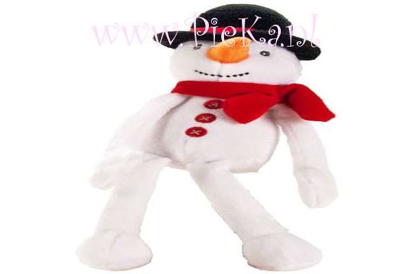 Knuffel Sneeuwpop 24cm