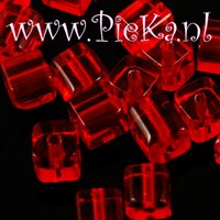 Kubus Rood 4 mm bij 4 mm