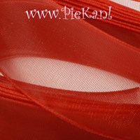 Lint Rood Organza 25 mm len...