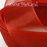 Lint Rood Organza per 10 cm...