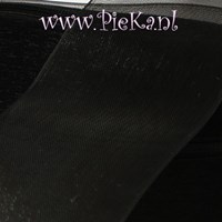 Lint Zwart Organza 38 mm Le...