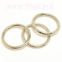 Metallook Ring Zilver 18 mm