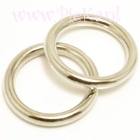 Metallook Ring Zilver 25 mm