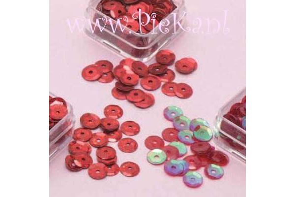 Pailletten 3 kleuren Rood mm per 3 Doosjes van 4 gram