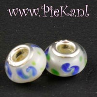 Pandora Style Wit met Blauw...