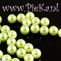 Parel Acryl Licht Groen 6 mm