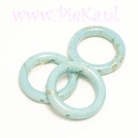 Ring Turquoise Acryl 18 mm
