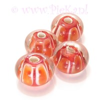 Rondell Wit - Oranje 8 mm b...