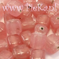 Roze Kubus 8 mm