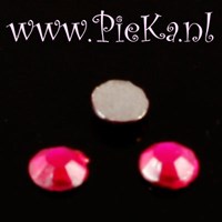 SS16 Plaksteen Strass Fel Roze