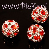 Swarovski Strass Bal 7 mm Rood