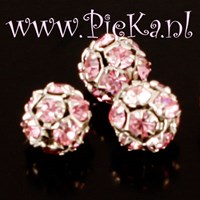 Swarovski Strass Bal 7 mm Roze