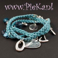 Wrap Bracelet Blauw - Groen...