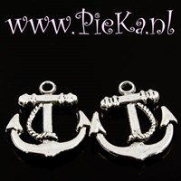 Zilveren Bedel Anker 23 mm ...